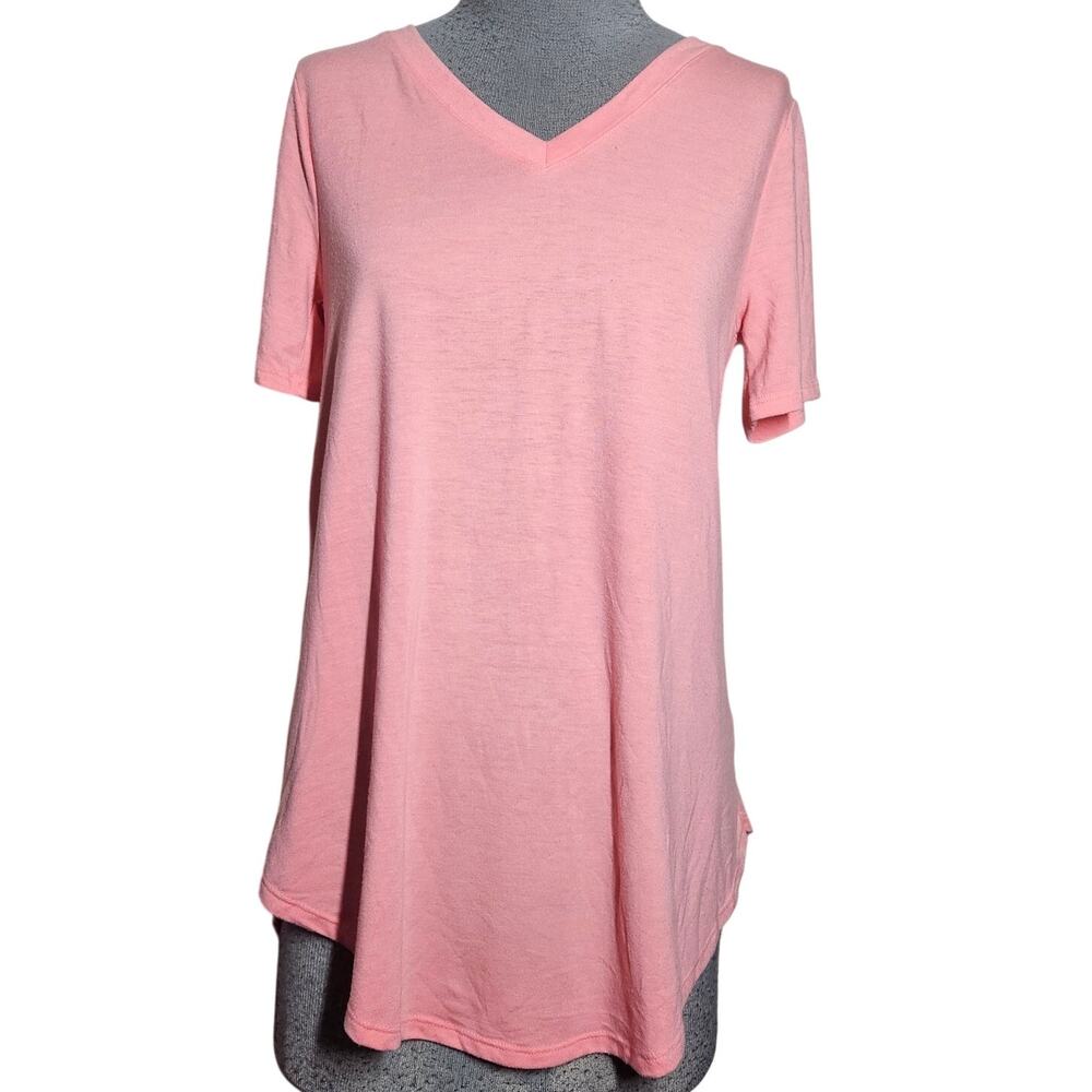 V Neck Short Sleeve Tee Size Small